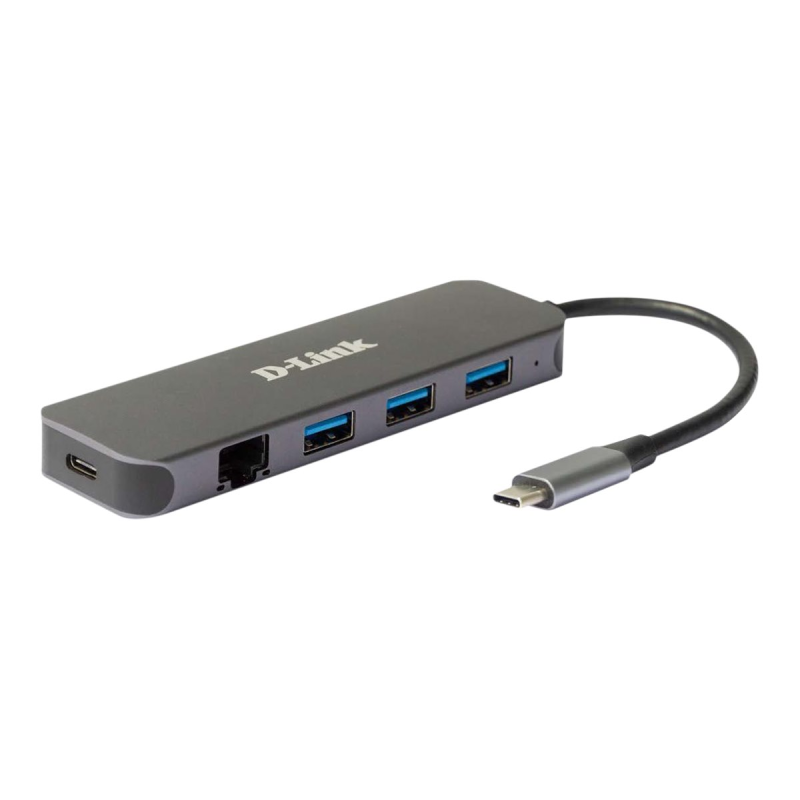 D-Link DUB-2334 5-in-1 USB-C Hub mit Power Delivery