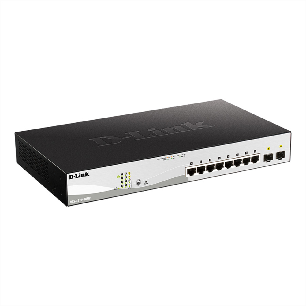 D-Link DGS-1210-10MP/E Gigabit Smart+ Managed Switch