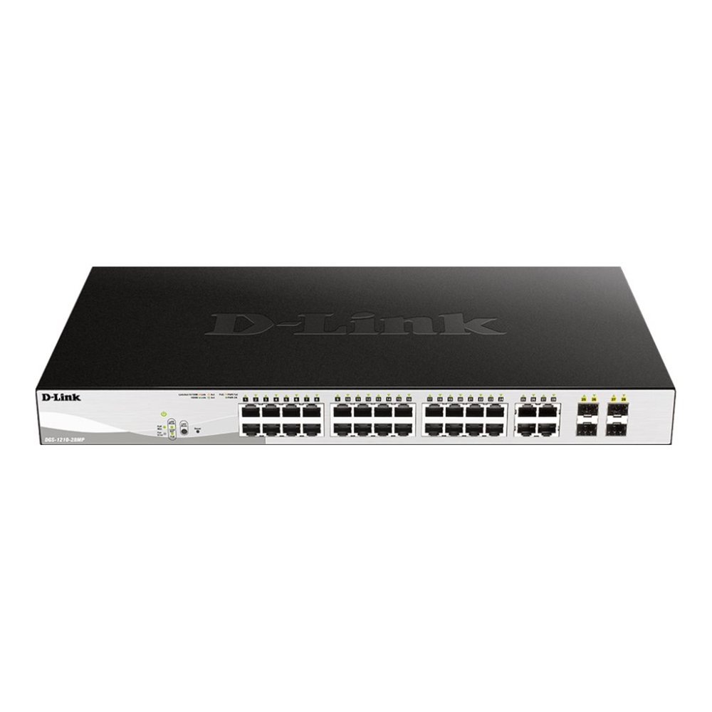 D-Link DGS-1210-28MP/E 28-Port PoE+ Gigabit Smart Managed Switch