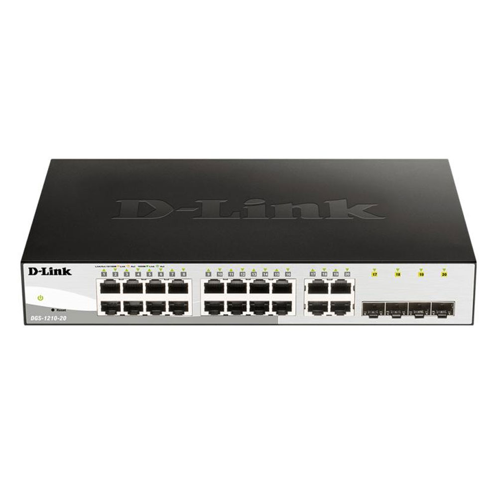 D-Link DGS-1210-20/E 20-Port Gigabit Smart Switch