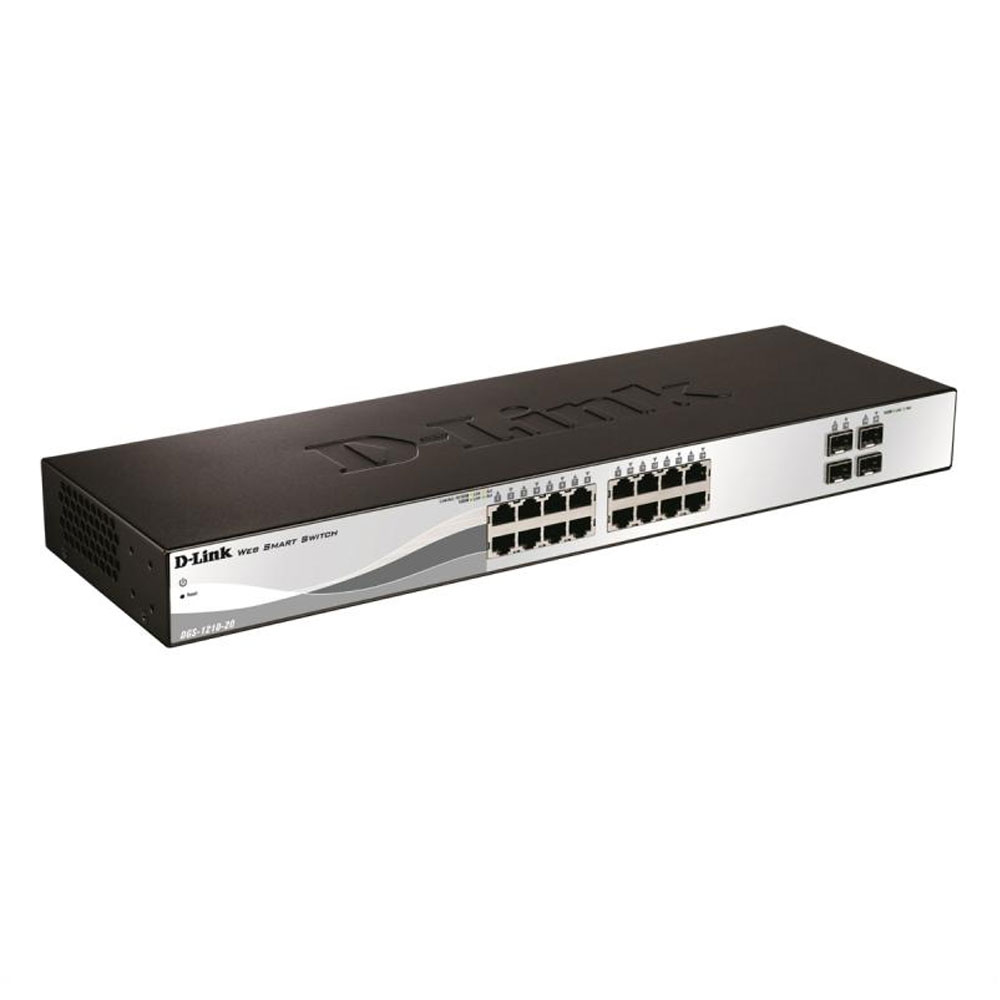 D-Link DGS-1210-20/E 20-Port Gigabit Smart Switch
