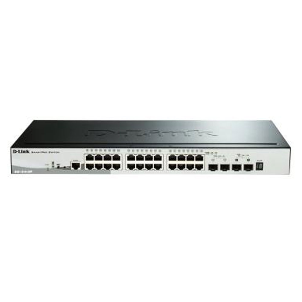 D-Link DGS-1510-28P/E 28-Port Layer 2/3 Smart Managed Gigabit Stack Switch