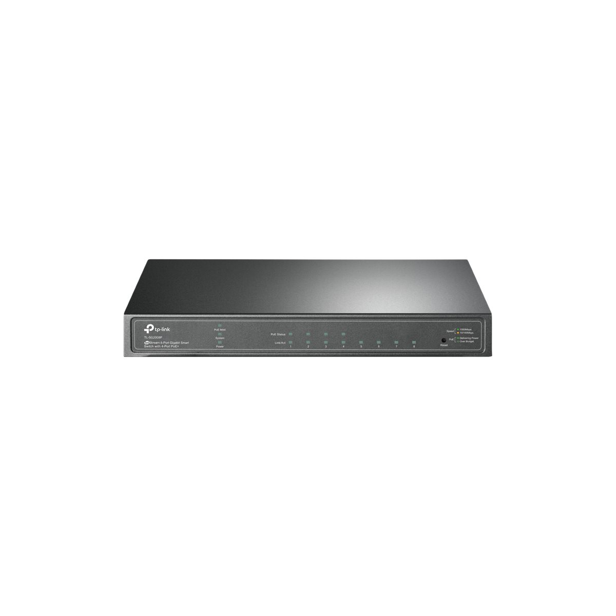 TP-Link TL-SG2008P 8-Port Smart Managed Netzwerk LAN Switch mit 4 PoE+ Ports