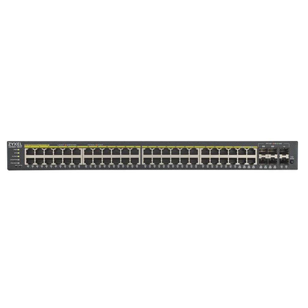 Zyxel GS192048HPV2 Nebula Gigabit Ethernet Smart-Managed PoE+ Switch mit 48 Ports