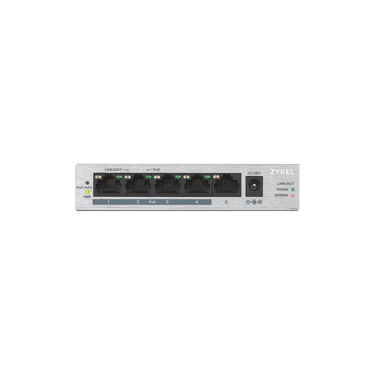 Zyxel GS1005HP Gigabit PoE+ Switch 5-Port