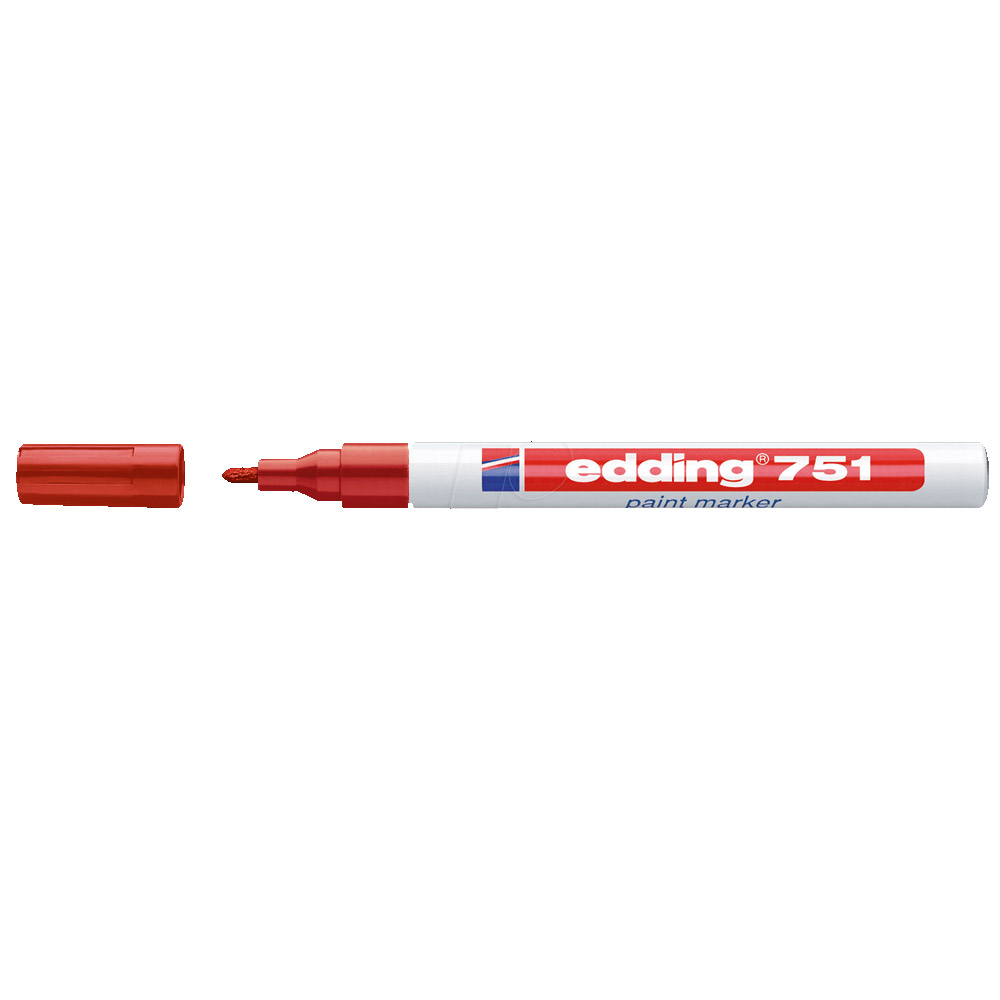 Edding 751 Lackmarker rot