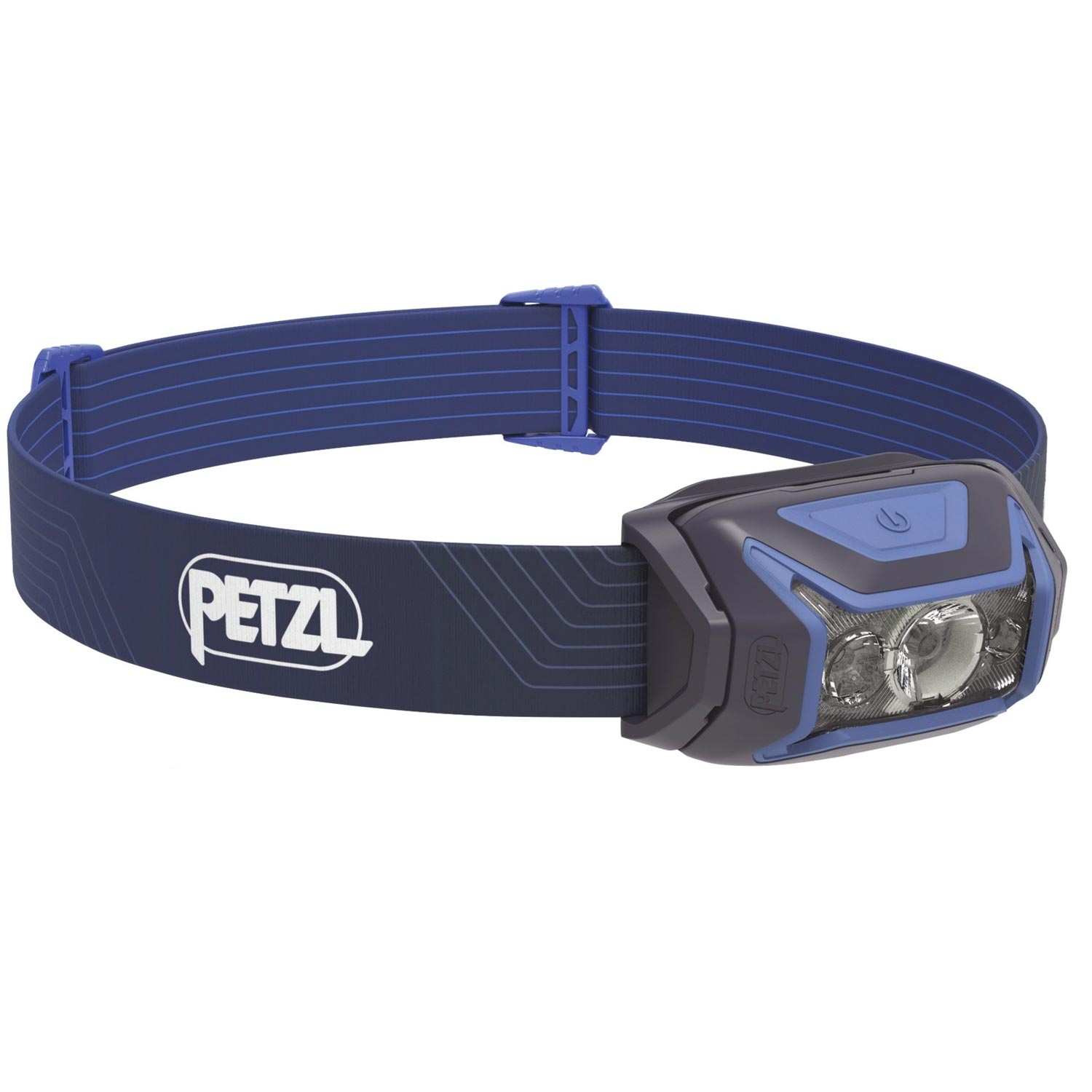 Petzl ACTIK E063AA01 Multifunktionale Kompakte Frontlampe blau