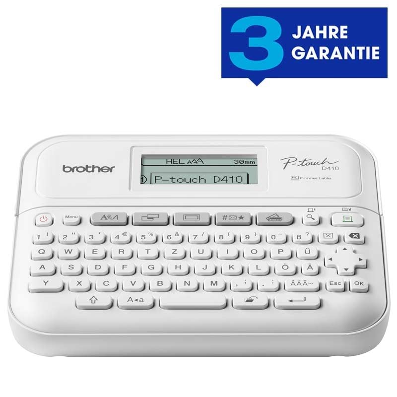 Brother P-Touch PT-D410 Beschriftungsgerät weiß