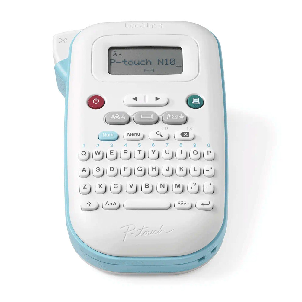 Brother P-Touch PT-N10 Beschriftungsgerät weiß/hellblau