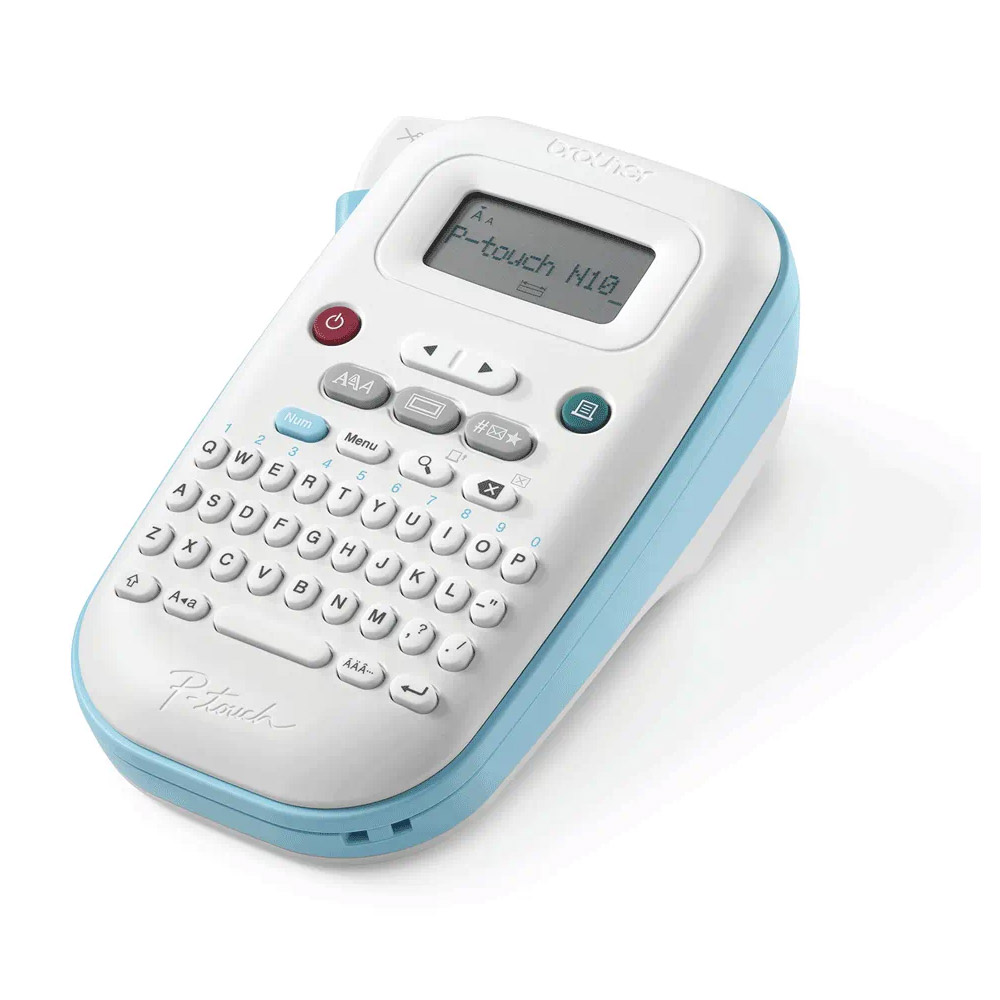 Brother P-Touch PT-N10 Beschriftungsgerät weiß/hellblau