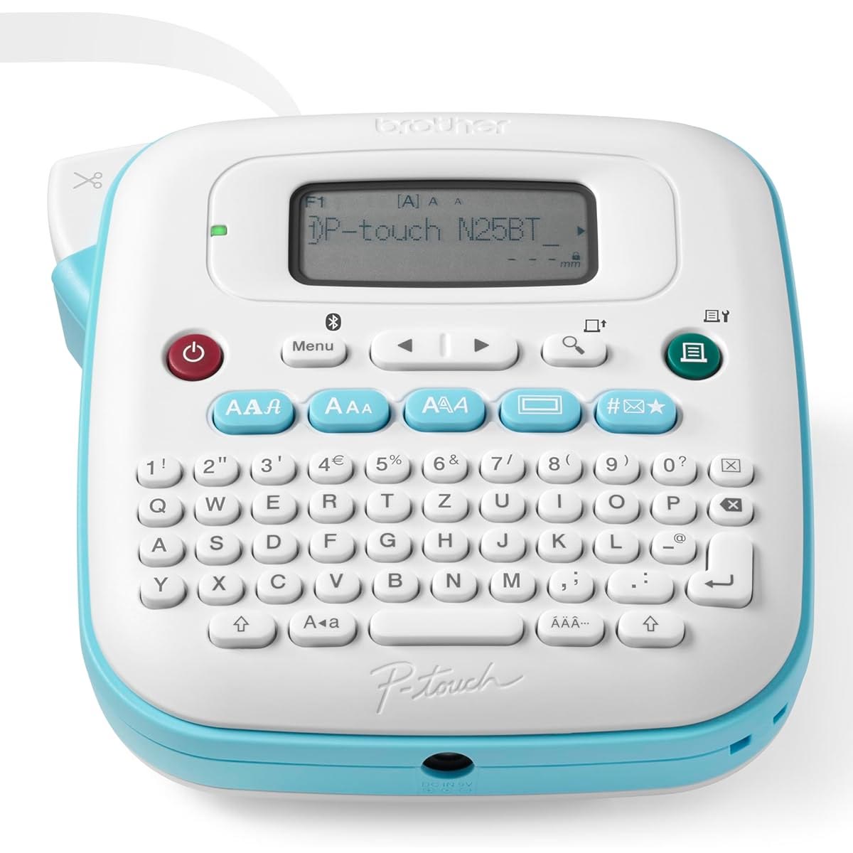 Brother P-Touch PT-25BT Beschriftungsgerät weiß/hellblau