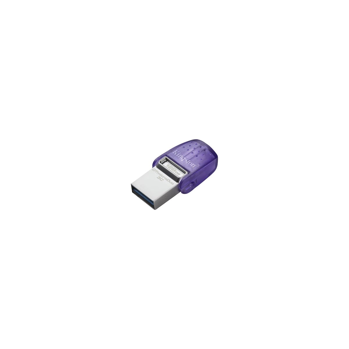 Kingston DataTraveler microDuo 3C USB-Stick 128GB lila
