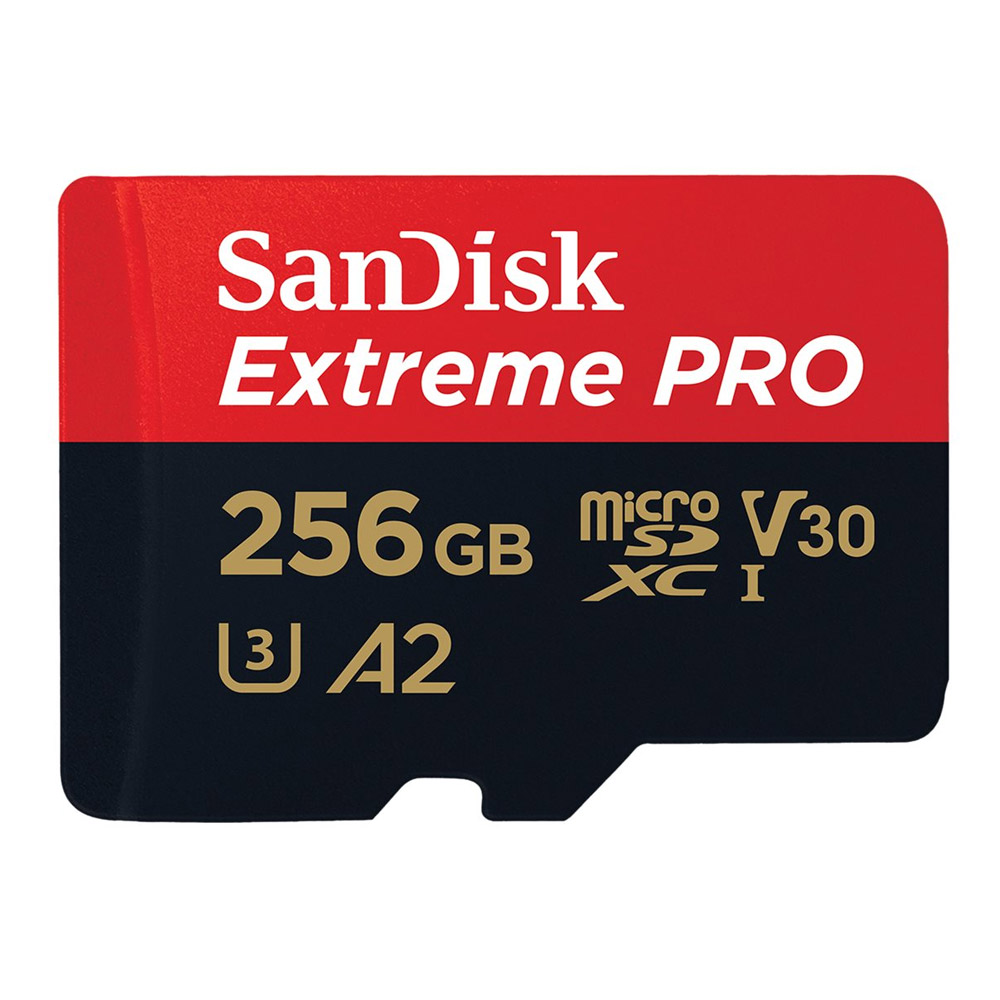 SanDisk Extreme PRO microSDXC UHS-I Speicherkarte 256 GB + Adapter & RescuePRO Deluxe