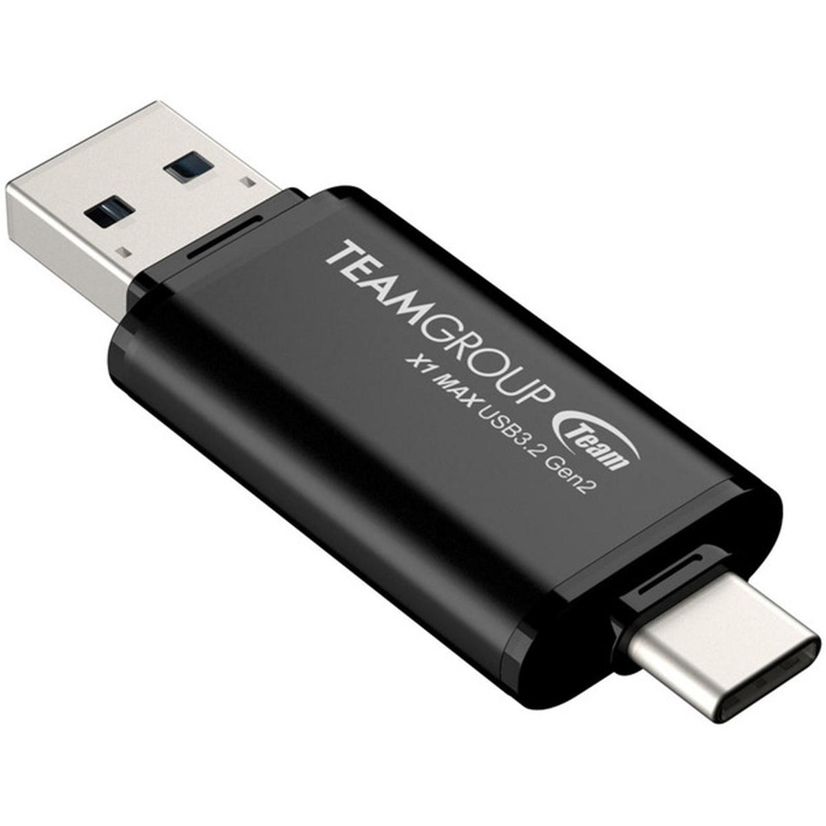 Team Group X1 MAX USB-Stick 128GB schwarz