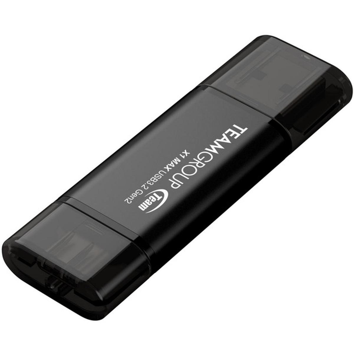 Team Group X1 MAX USB-Stick 128GB schwarz