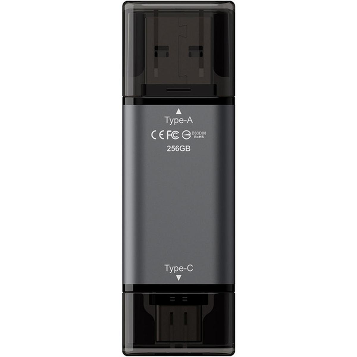 Team Group X1 USB-C-Stick 256GB schwarz