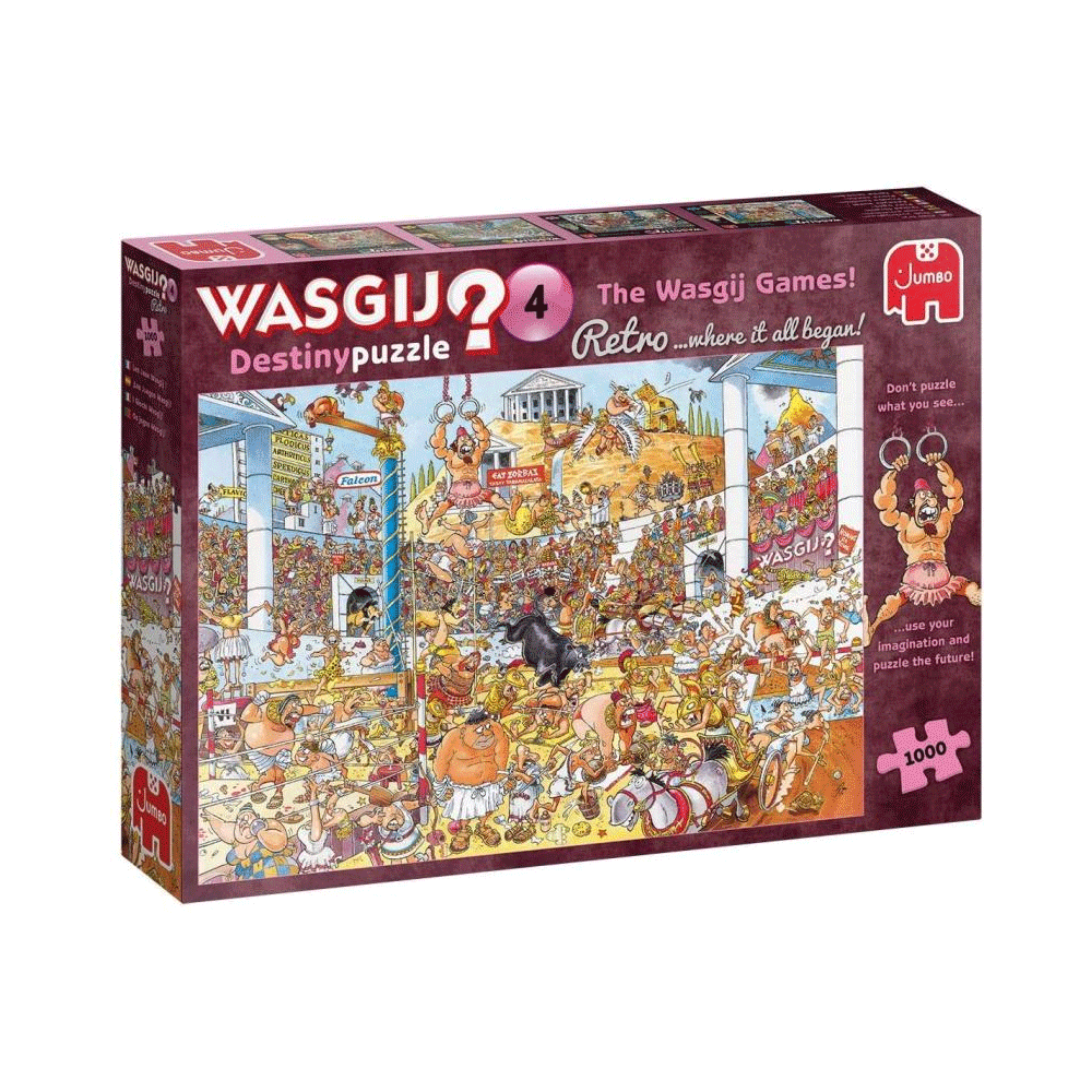 Jumbo Wasgij Retro Destiny 4 - Die Wasgij-Spiele 1000 Teile Puzzle (19178)