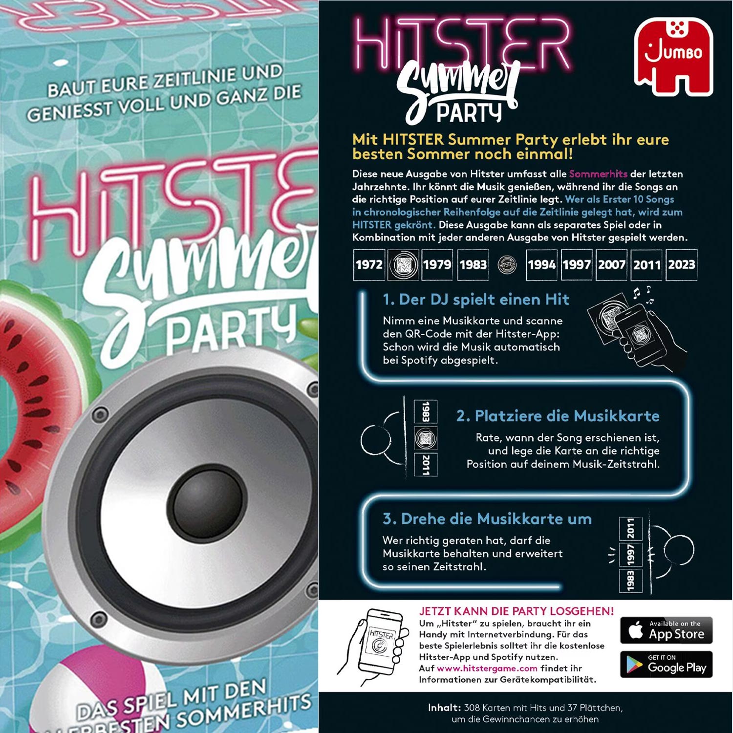 Jumbo Hitster - Summer Party Gesellschaftsspiel