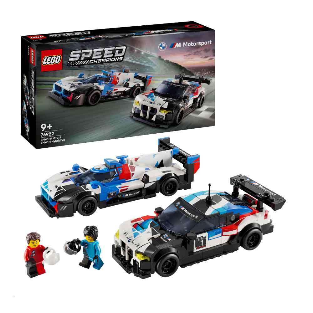LEGO Speed Champions BMW M4 GT3 & BMWM Hybrid V8 Rennwagen (76922)