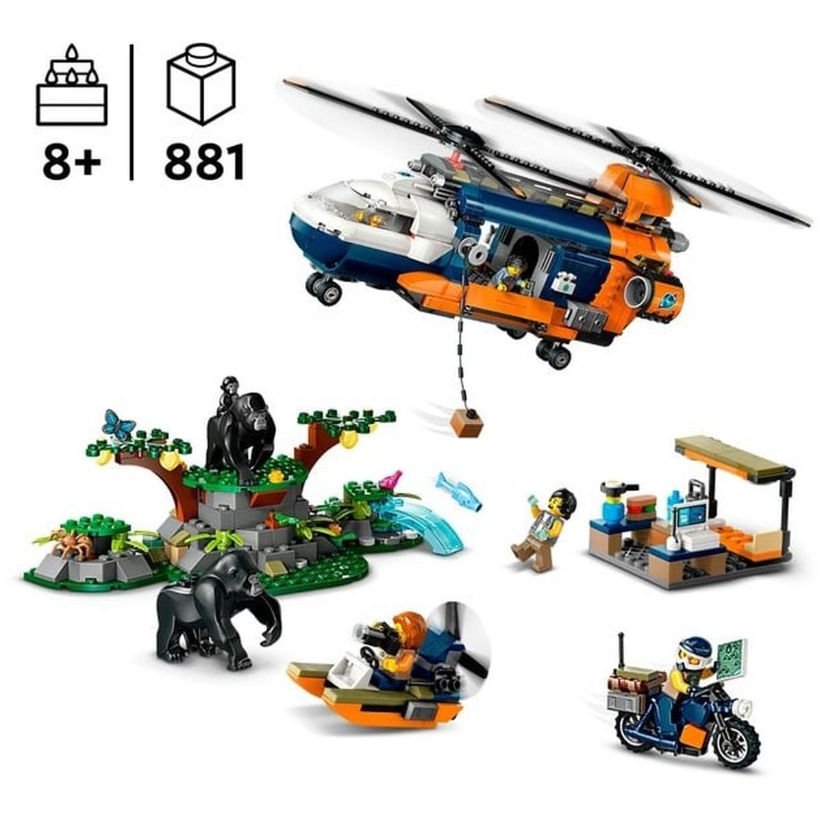 LEGO City - Dschungelforscher-Hubschrauber (60437)