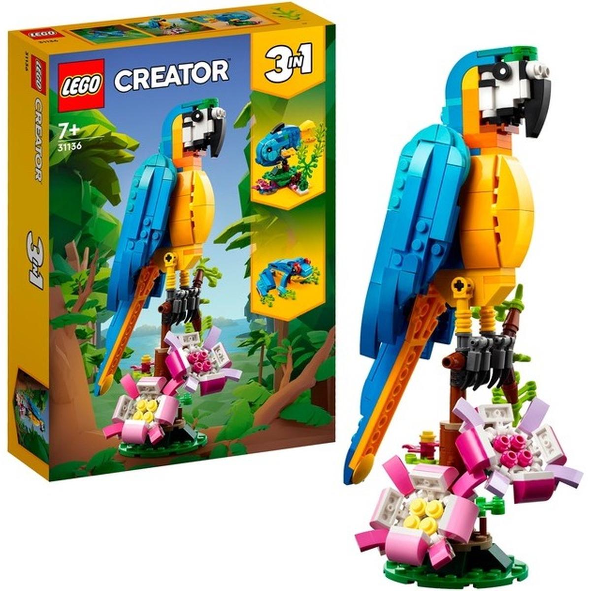 LEGO Creator - 3 in 1 Exotischer Papagei (31136)