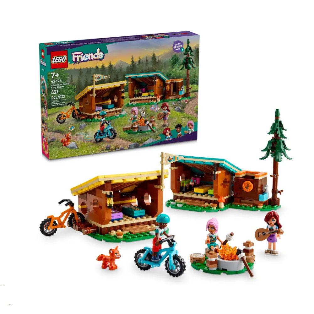LEGO Friends - Gemütliche Hütten im Abenteuercamp (42624)