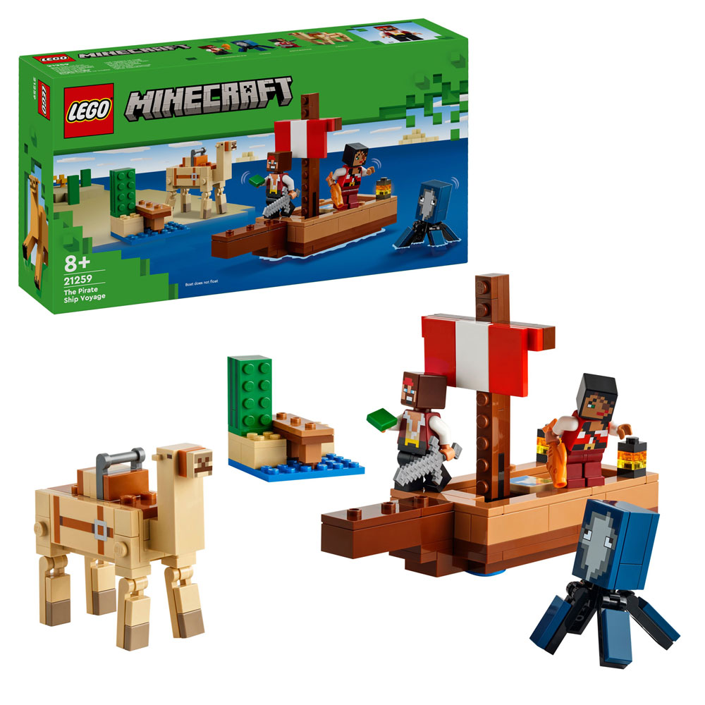 LEGO Minecraft - Die Piratenschiffreise (21259)
