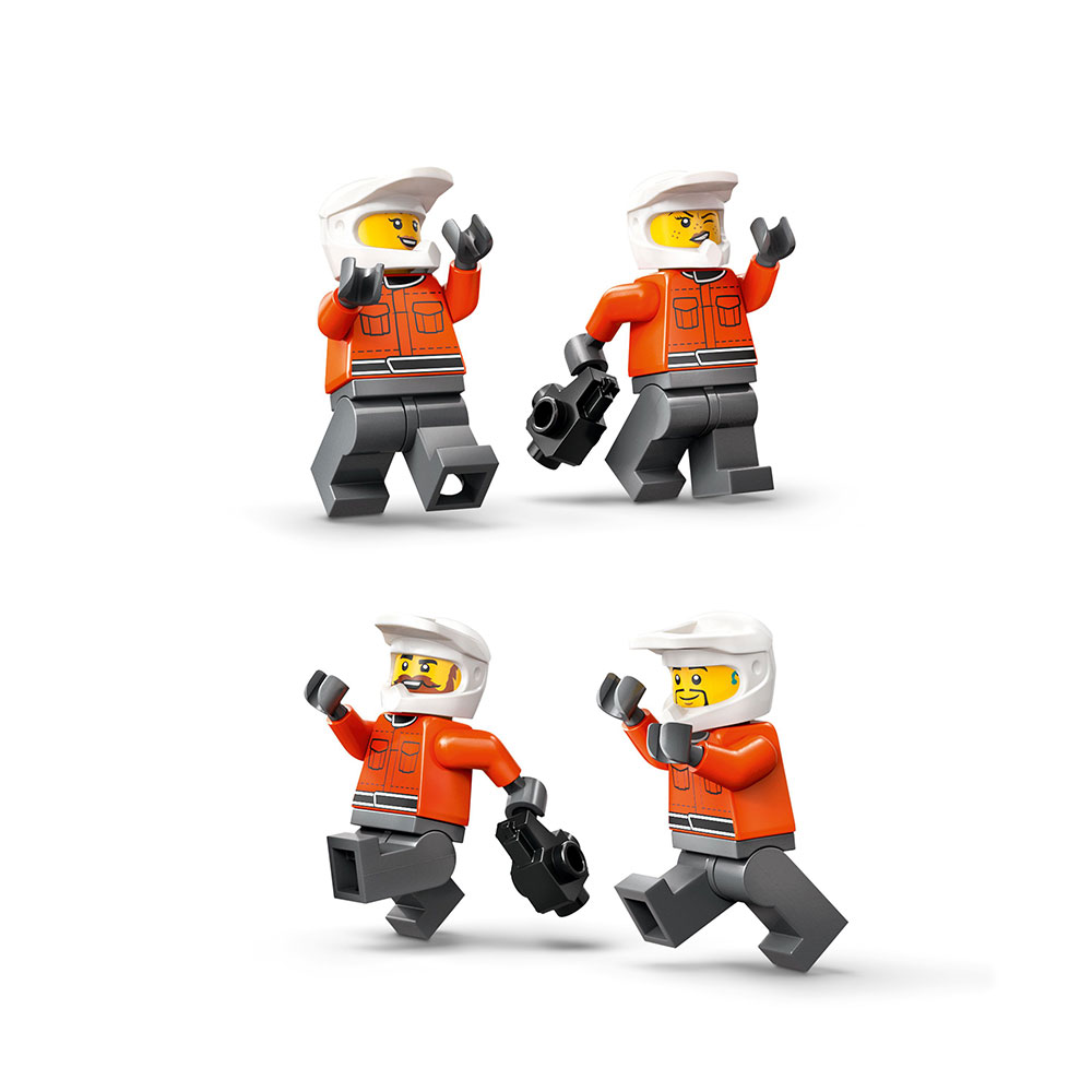 LEGO City - F1 Boxenstopp mit Boxencrew und Ferrari Flitzer (60443)