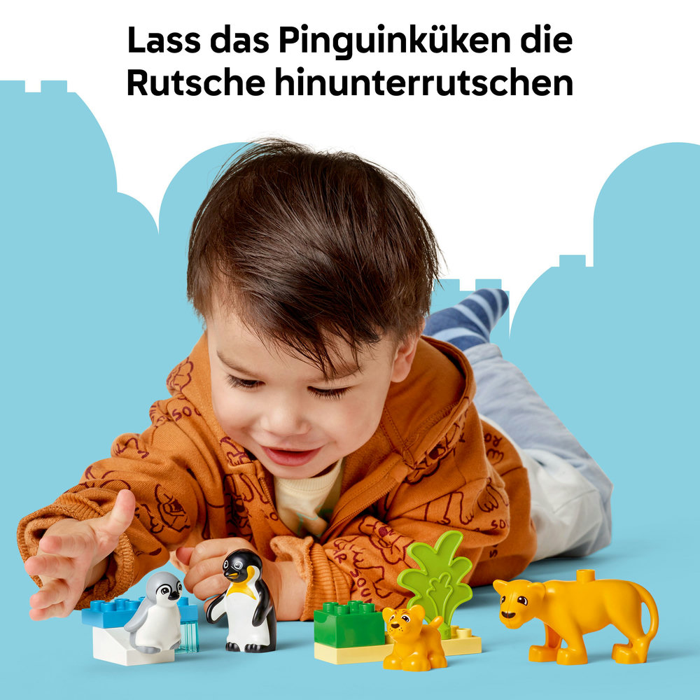 LEGO Duplo - Wildtier-Familien: Pinguine und Löwen (10442)
