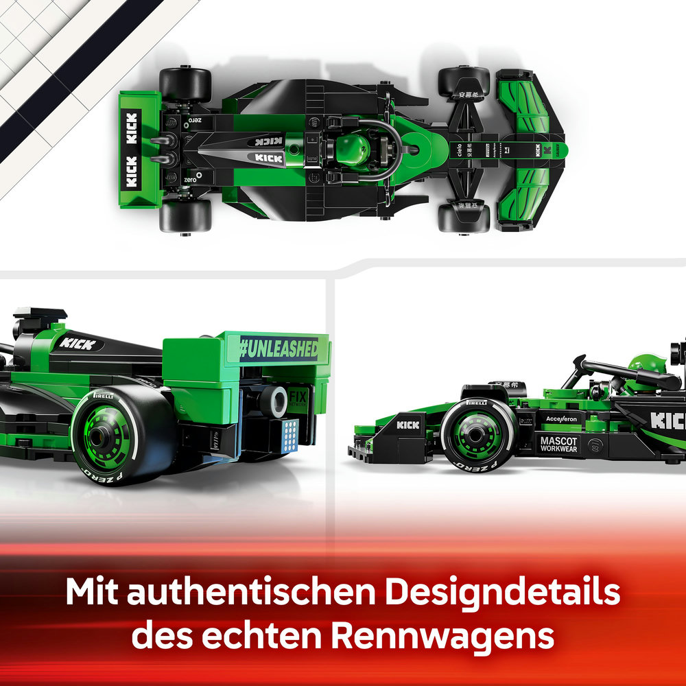 LEGO Speed Champions - KICK Sauber F1 Team C44 Rennauto (77247)