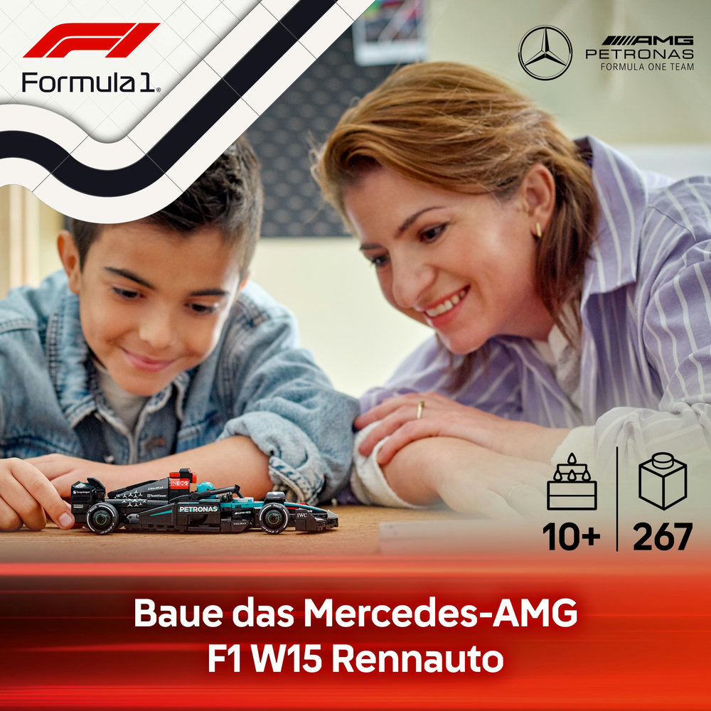 LEGO Speed Champions - Mercedes-AMG F1 W15 Rennauto (77244)