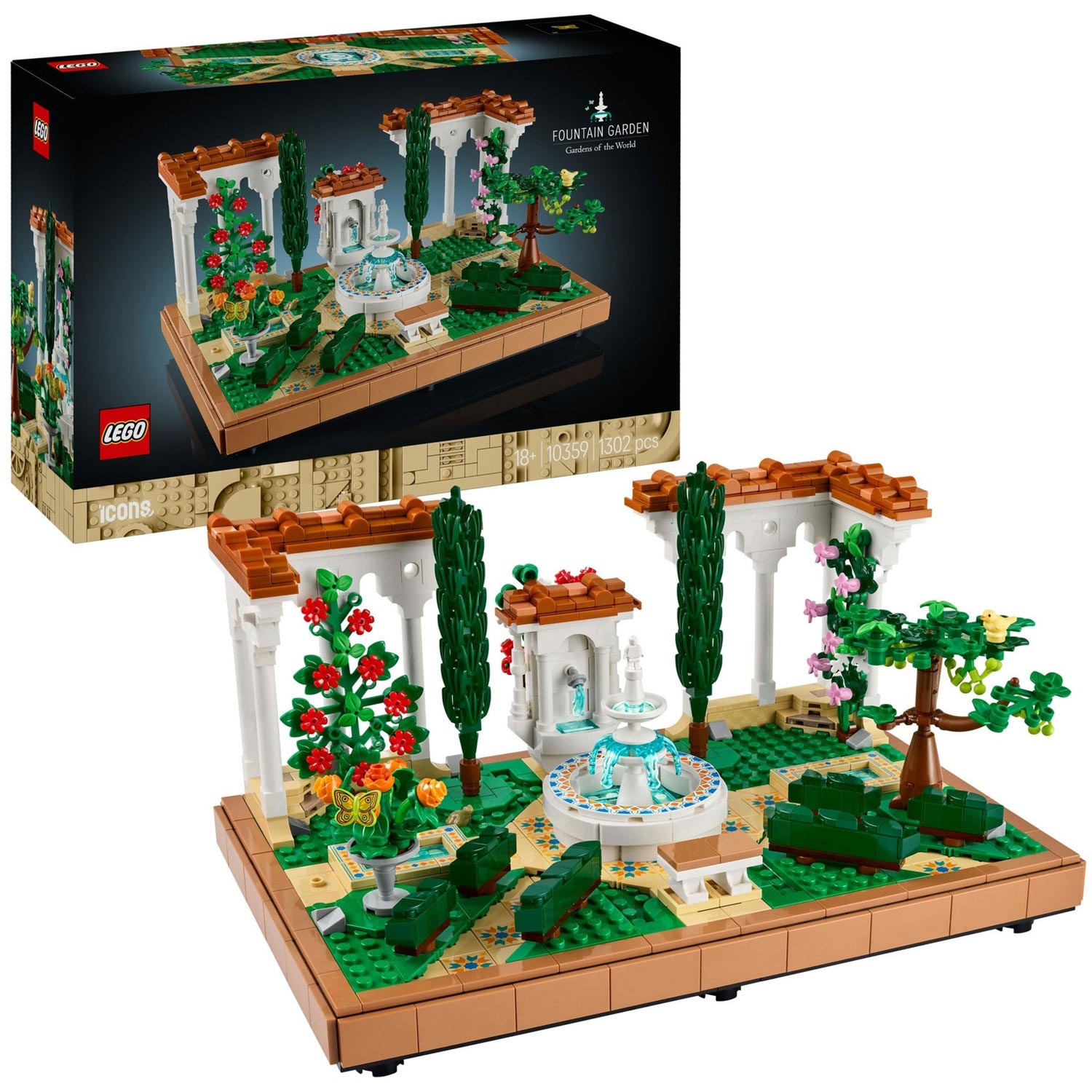 LEGO Icons - Springbrunnengarten (10359)