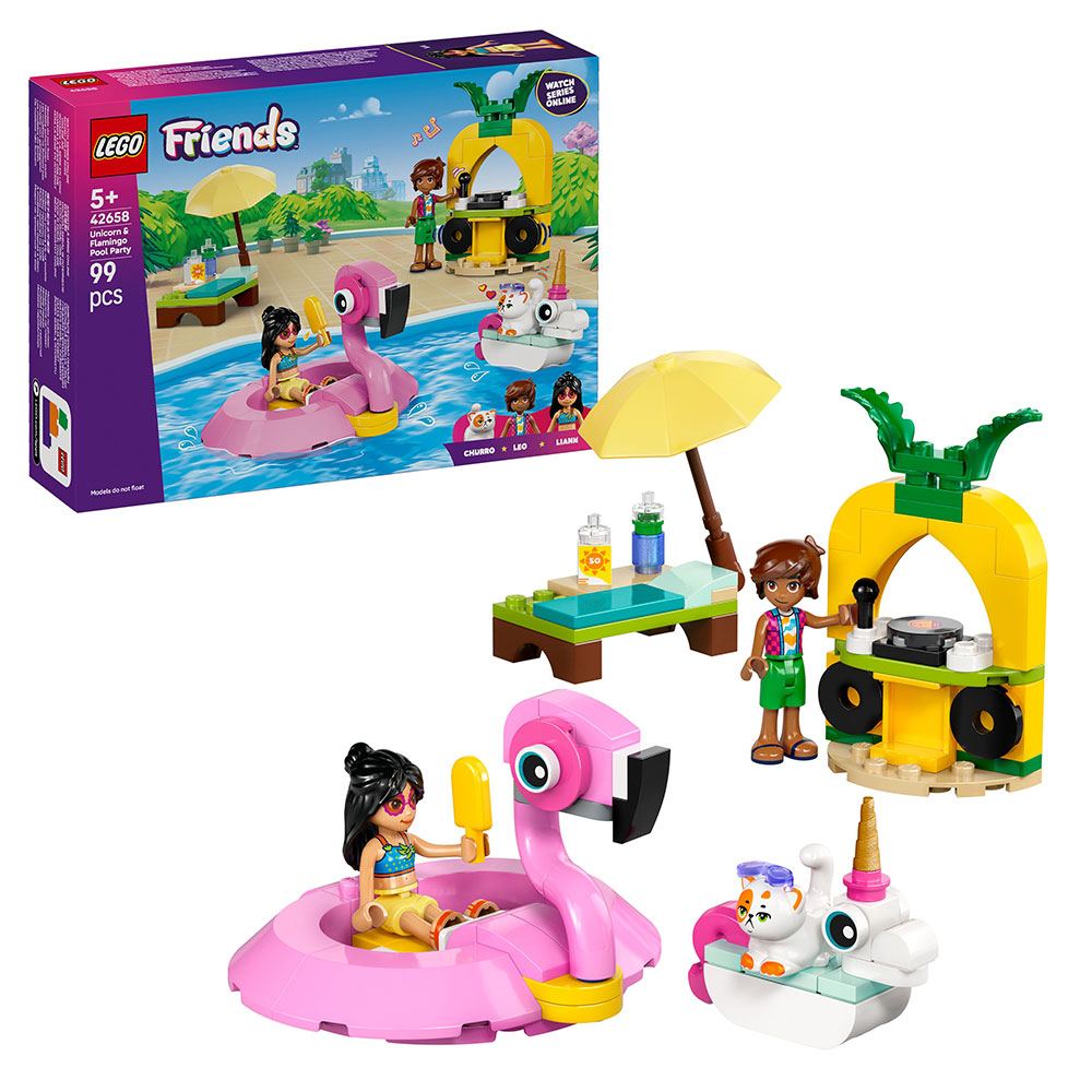 LEGO Friends - Poolparty mit Einhorn und Flamingo (42658)