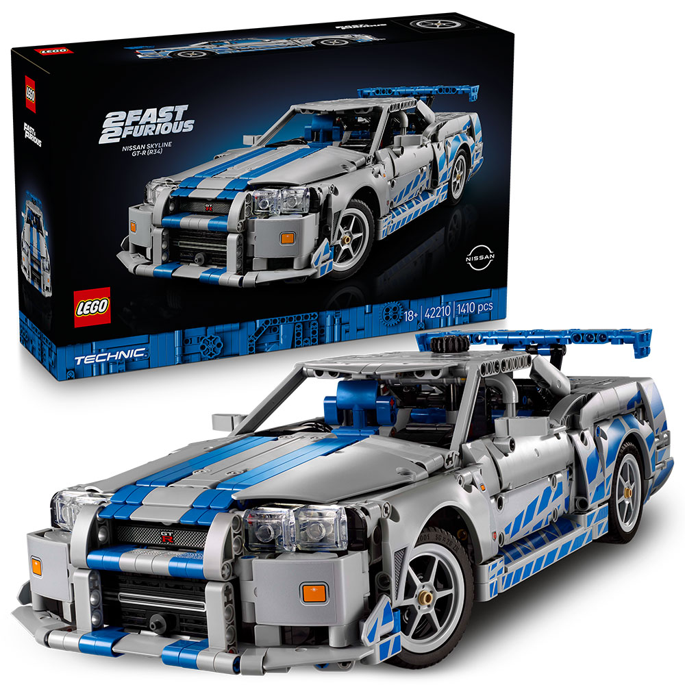 LEGO Technic - 2 Fast 2 Furious Nissan Skyline GT-R R34 (42210)