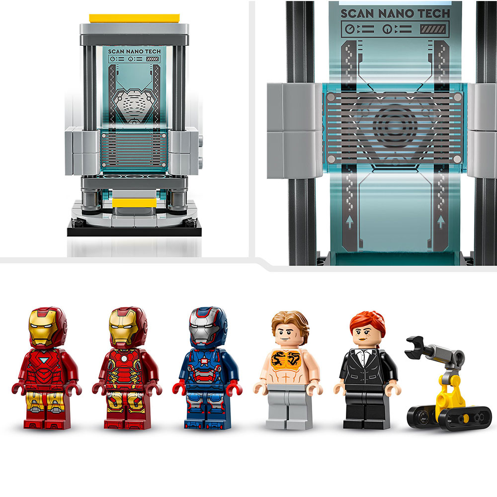 LEGO Marvel - Iron Mans Labor: Halle der Rüstungen (76315)