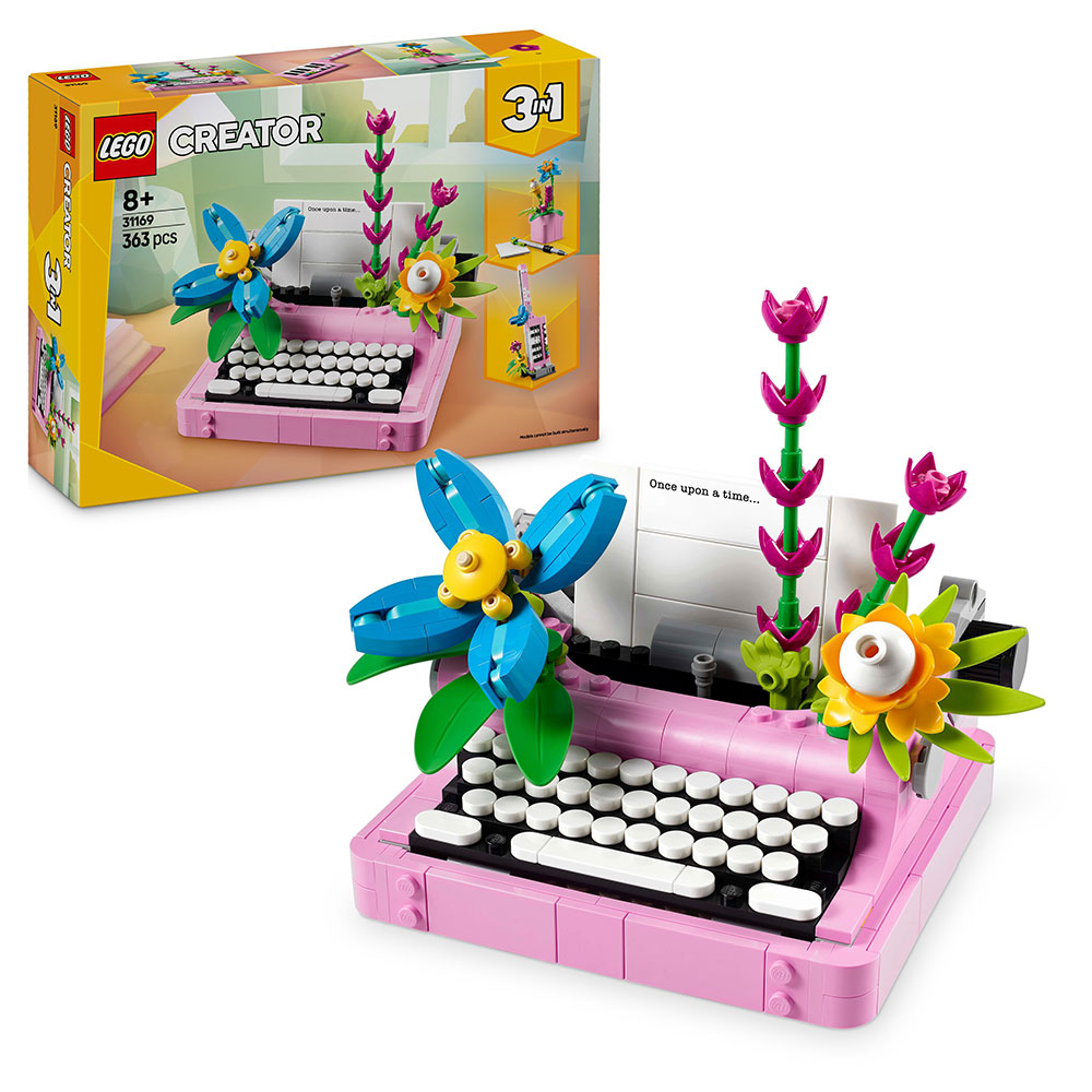 LEGO Creator - 3in1 Schreibmaschine mit Blumen (31169)
