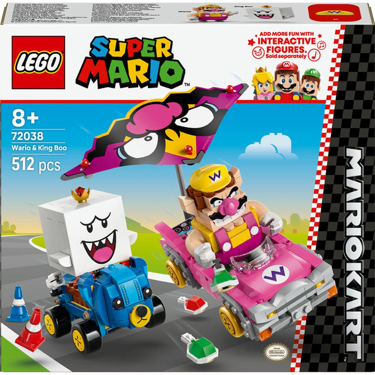 LEGO Super Mario Mario Kart - Wario & König Buu Huu (72038)