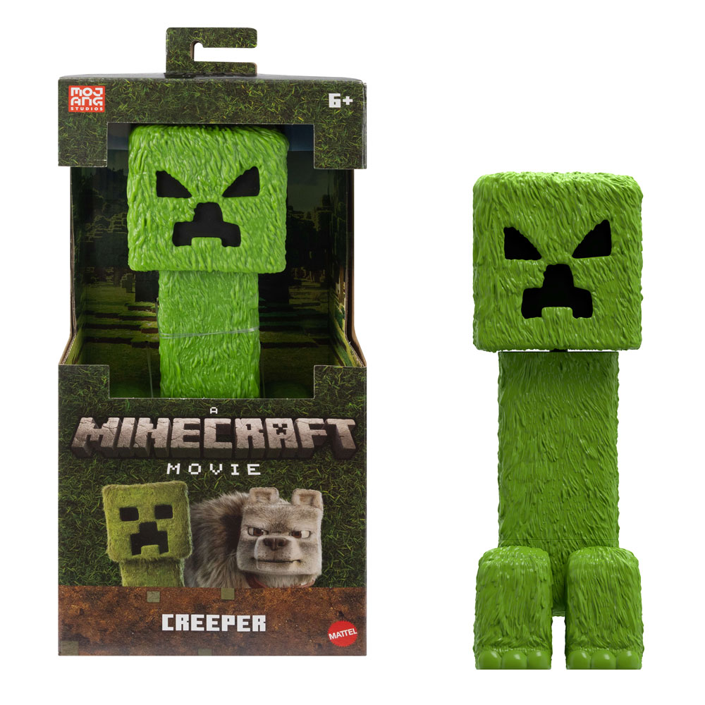 Mattel Minecraft Movie Creeper groß 30 cm (JFR65)
