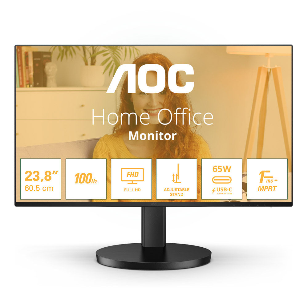 AOC Basic-line 24B3CF2 61 cm (24 Zoll) LED-Monitor