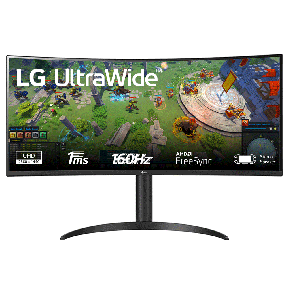 LG 34WP65CP-B 86,4 cm (34 Zoll) Curved-LED-Monitor