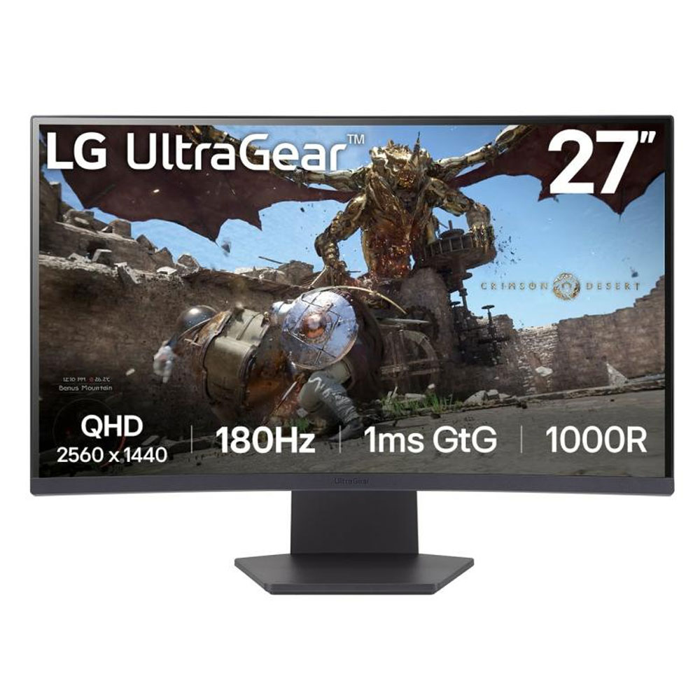 LG UltraGear 27GS60QC-B 68.4 cm (27 Zoll) Curved-Gaming-Monitor
