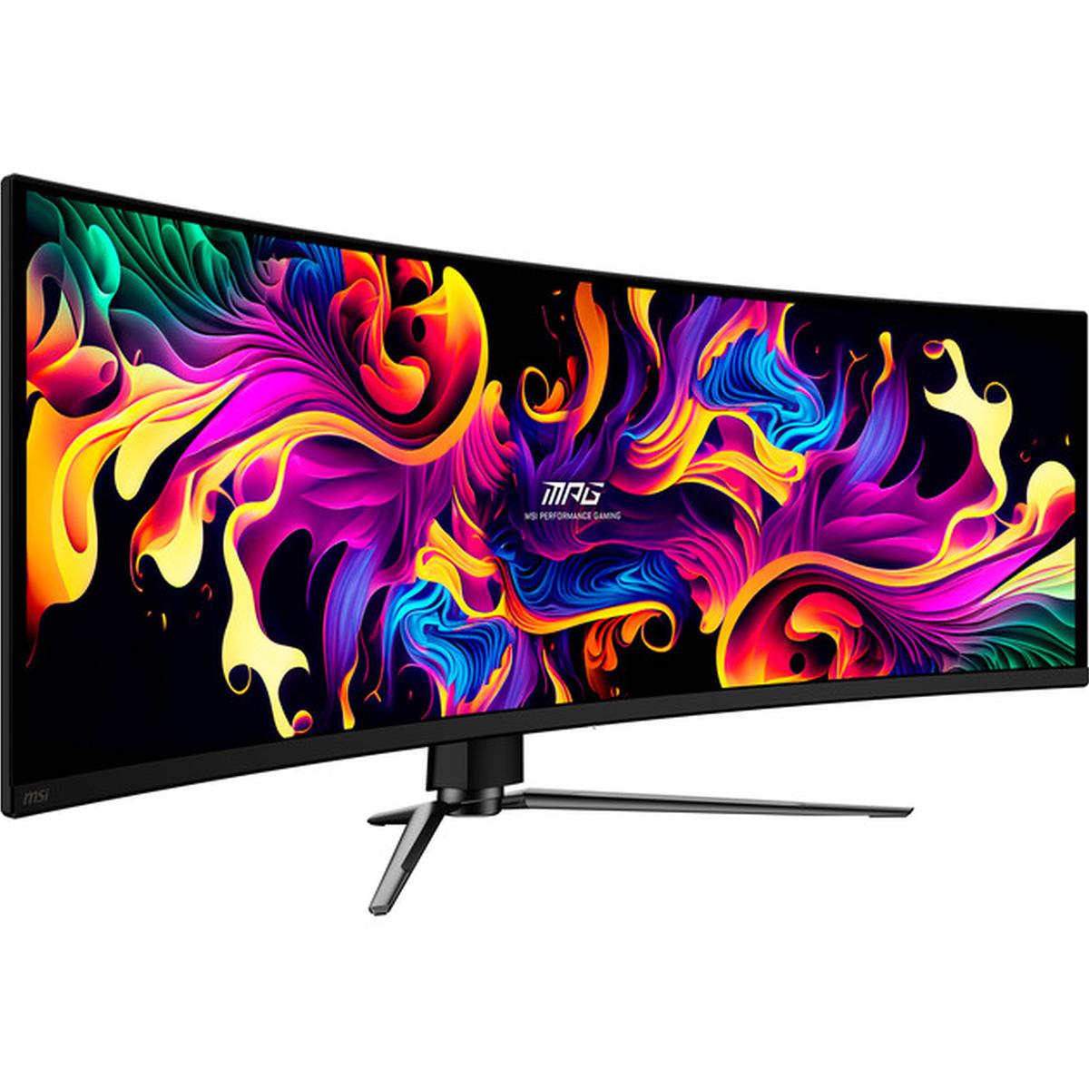 MSI MPG 491CQPXDE 124,5 cm (49 Zoll) Curved-OLED-Monitor schwarz