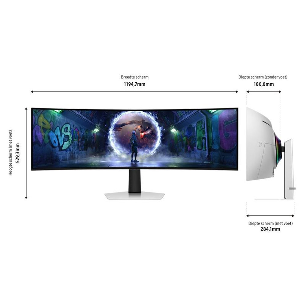 Samsung Odyssey OLED G9 LS49DG934SUXEN 124,20 cm (49 Zoll) Curved Gaming Monitor