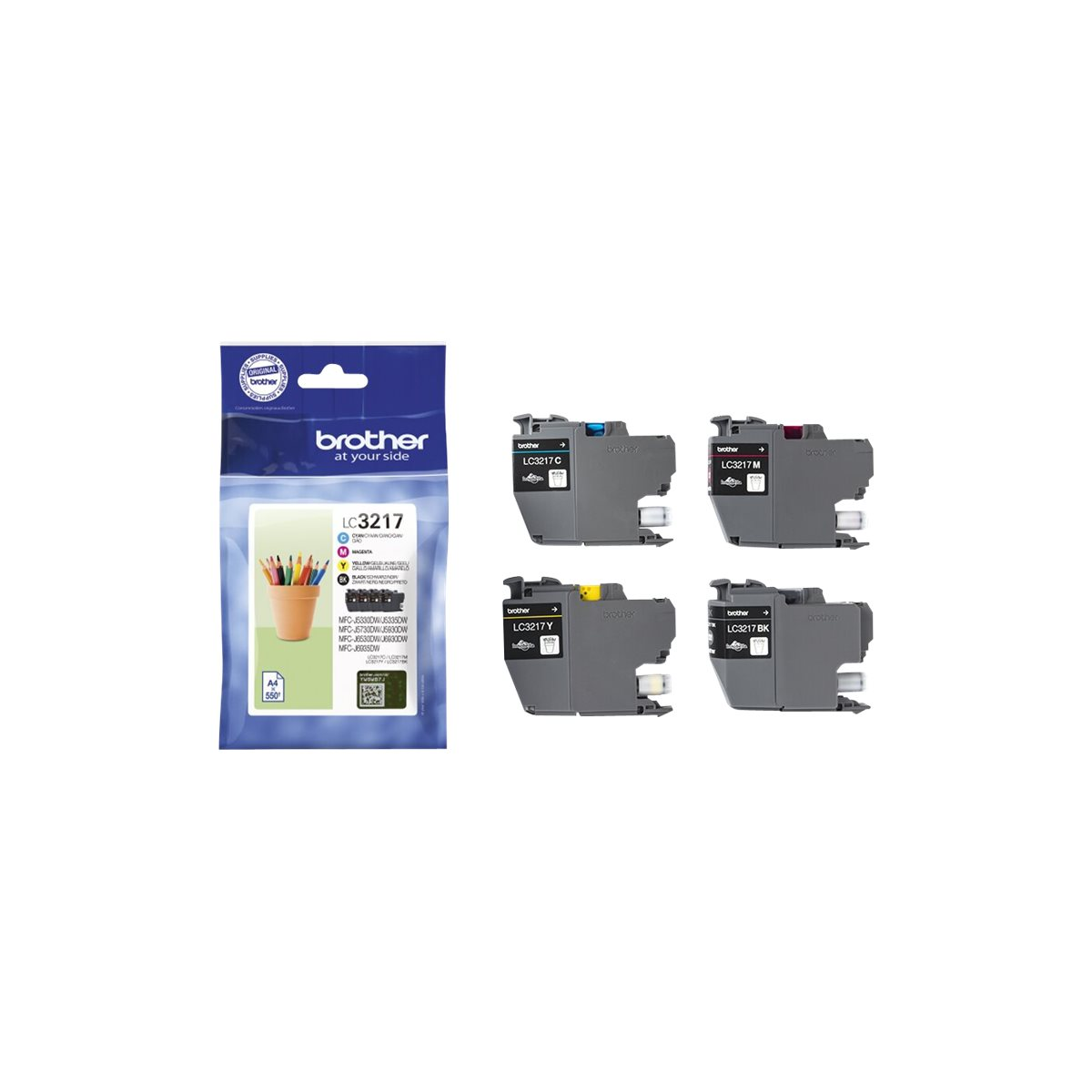 Brother LC3217 Value Pack Tintenpatronen Multipack