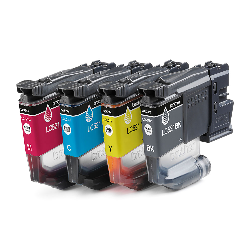Brother LC-521VAL Tintenpatronen Multipack