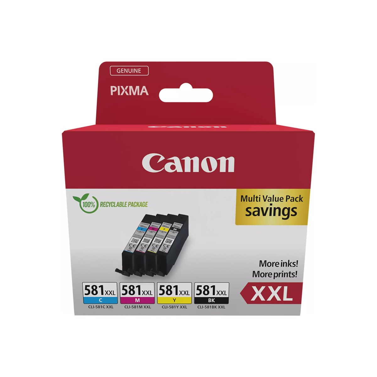 Canon CLI-581XXL Tintenaptronen Multipack