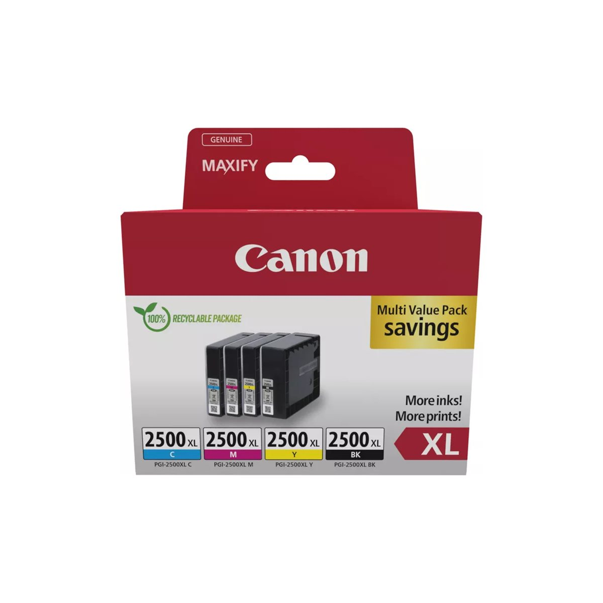 Canon PGI-2500XL Multipack Tintenpatronen XL