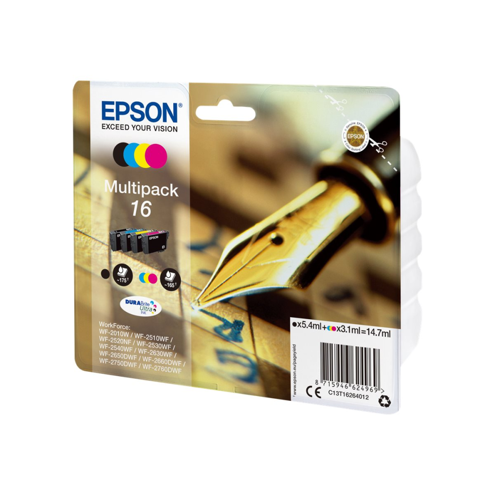 Epson 16 Tintenpatronen Multipack 4-farbig