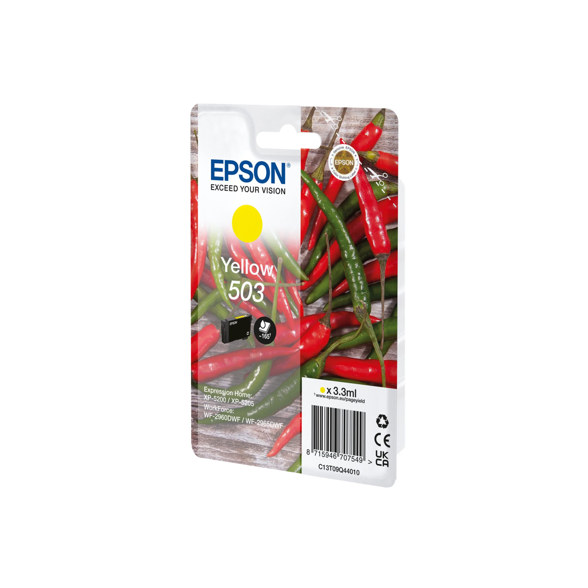 Epson 503 Tintenpatrone gelb