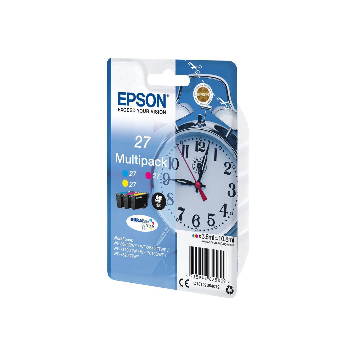 Epson 27 Multipack Tintenpatronen 3-farbig